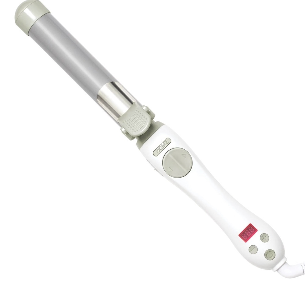 Beachwaver S1.25 Dual Voltage White Rotating Curling Iron